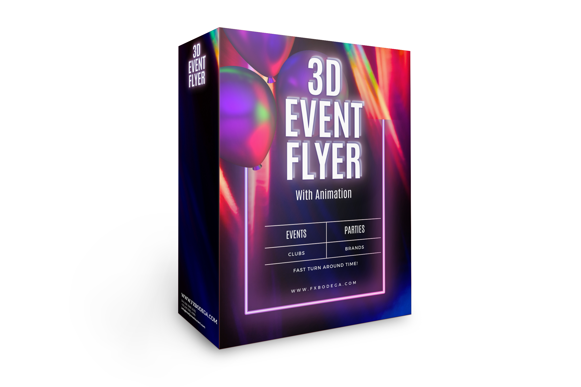 3D Event Flyer Pack